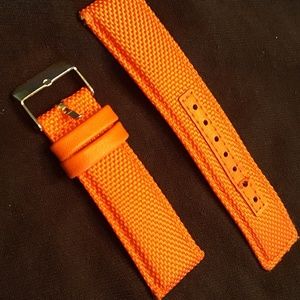 "NAVIFORCE" ORANGE BALLISTIC NYLON WATCH STRAP
